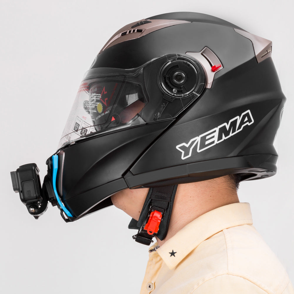 Motorcycle Helmet Chin Strap Mount for Action Cameras