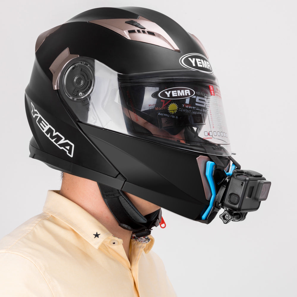 Motorcycle Helmet Chin Strap Mount for Action Cameras