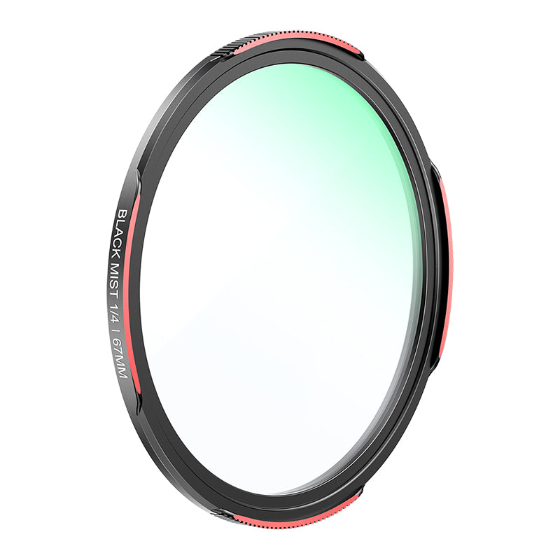 Aluminum Alloy Frame High Transmittance Glass 1/4 Black Mist Filter