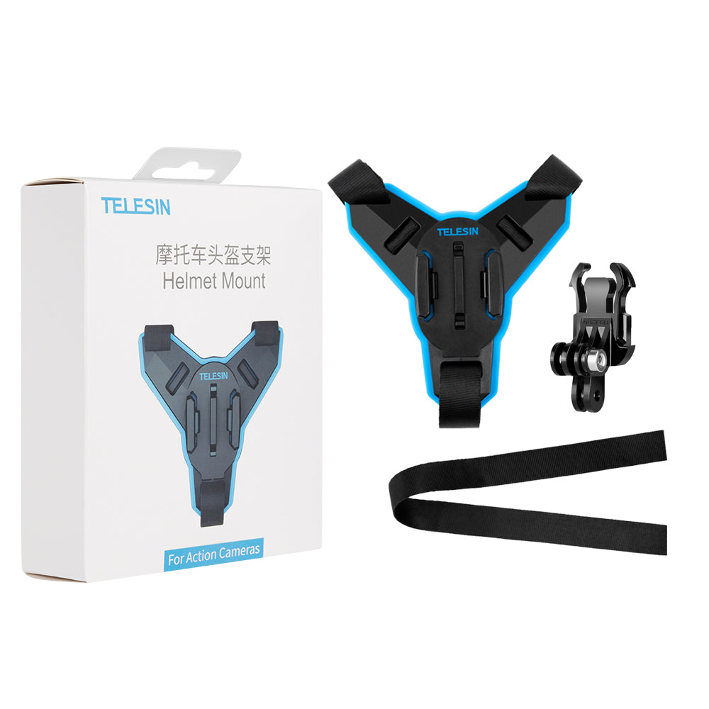 Motorcycle Helmet Chin Strap Mount for Action Cameras