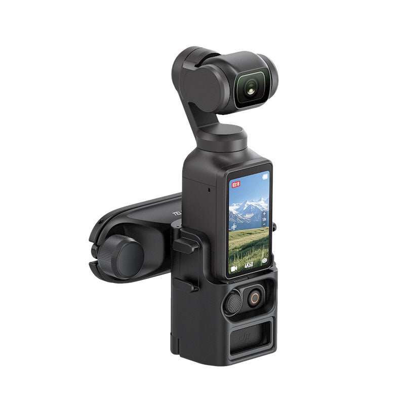 Camera Mount with Cold Shoe Interface ABS Backpack Mount for Pocket 3 Camera