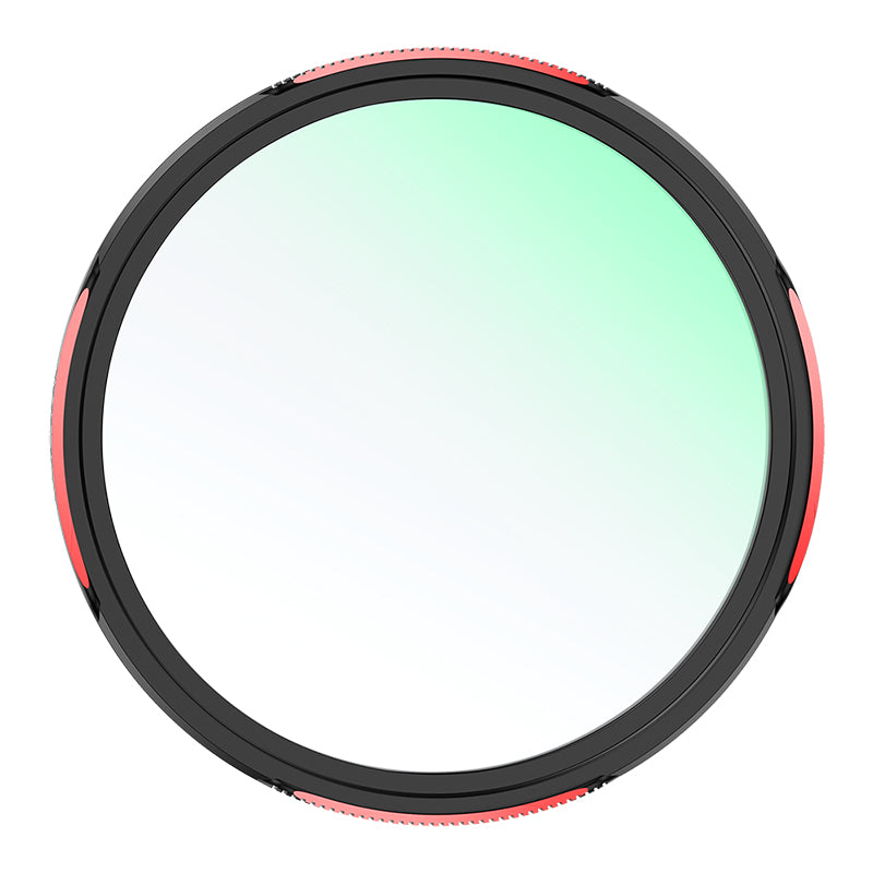 Aluminum Alloy Frame High Transmittance Glass 1/4 Black Mist Filter
