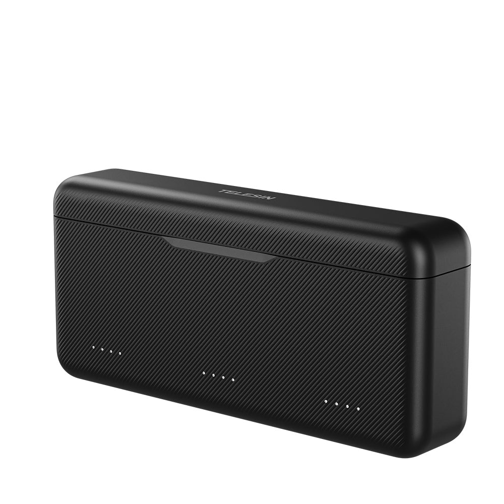 TELESIN three-slot battery charging storage box for DJI action 3/4/5 pro camera
