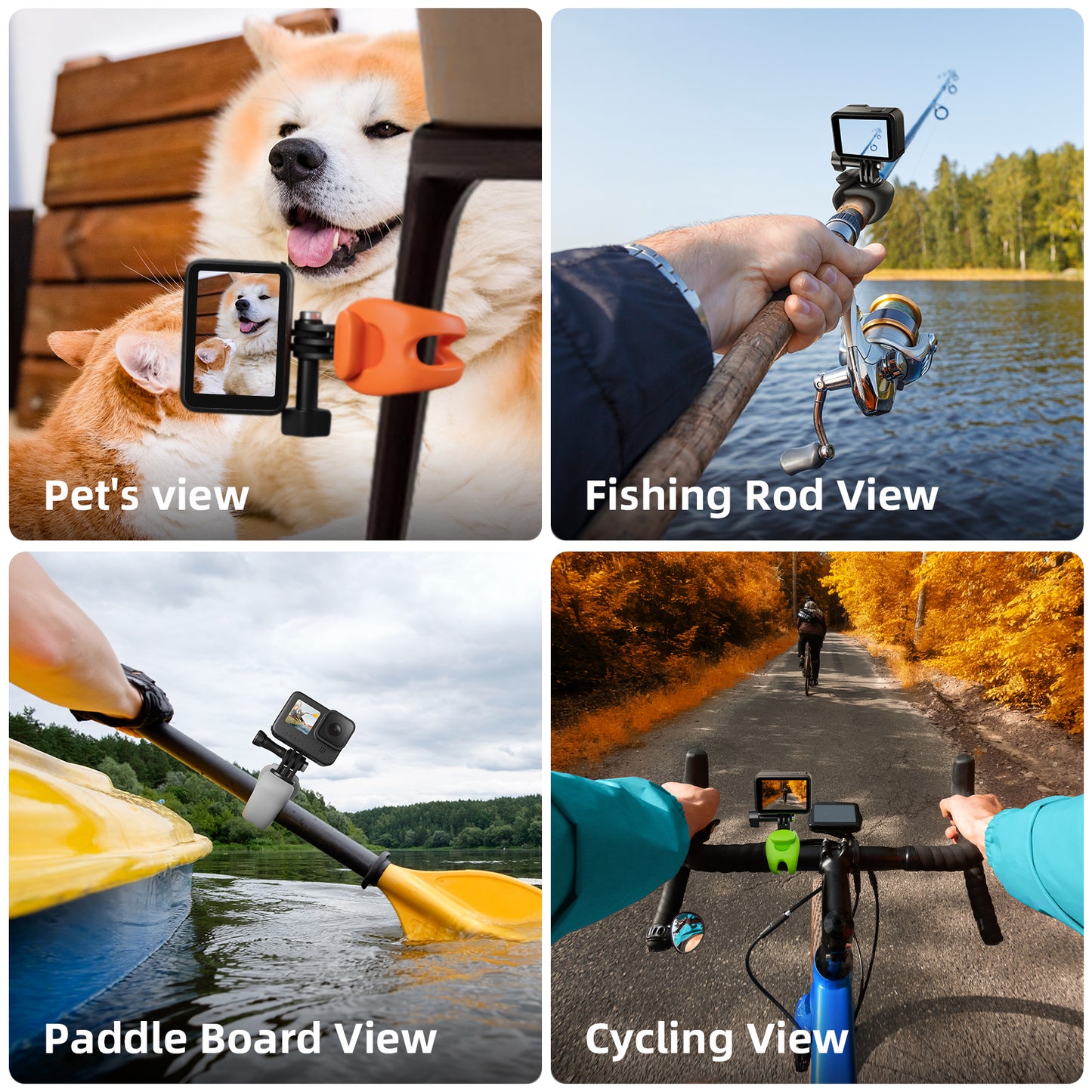 Versatile Wrap for action camera