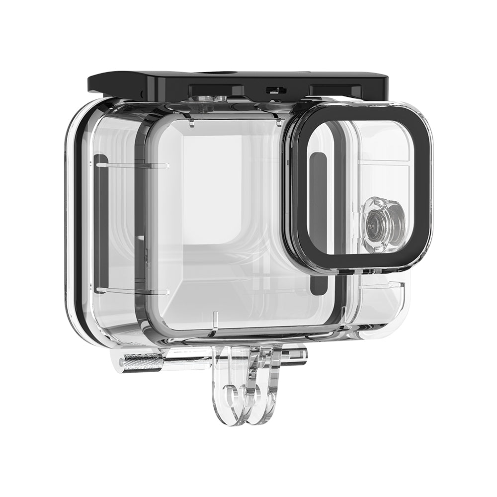 45M Diving Waterproof Case with Lens Filter for GoPro Hero 13/12/11/10/9