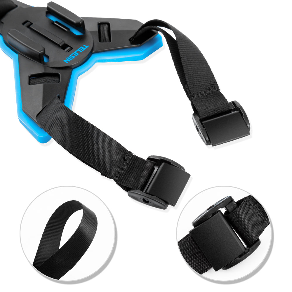 Motorcycle Helmet Chin Strap Mount for Action Cameras