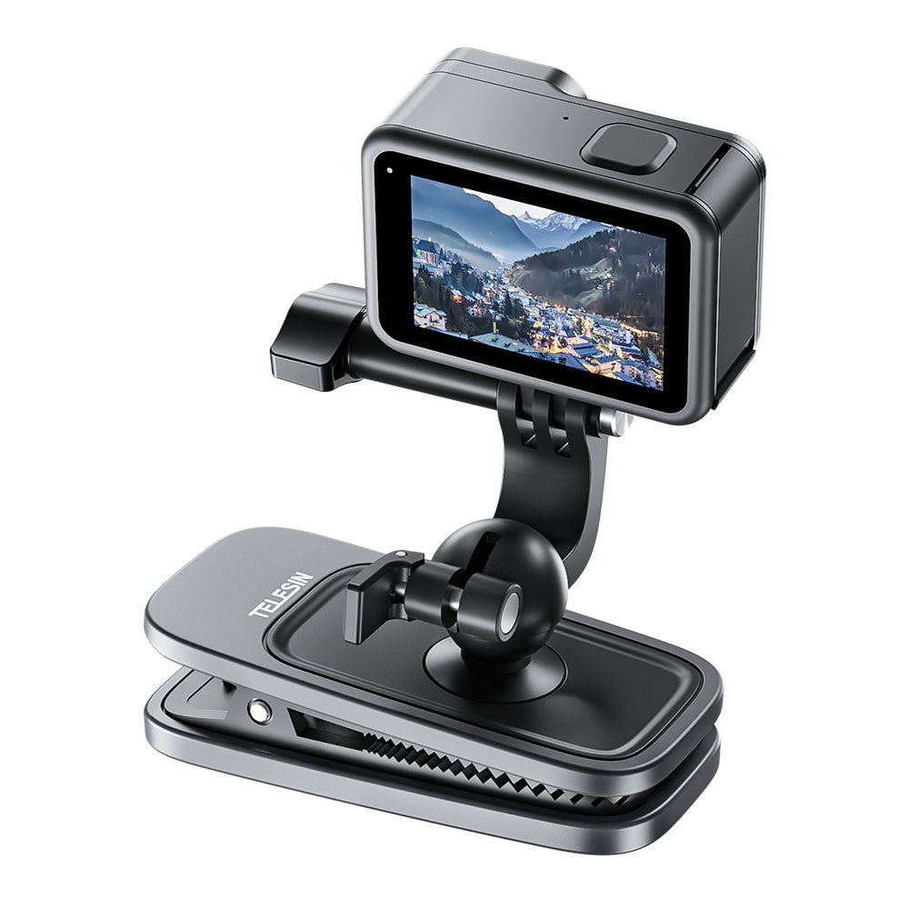 Upgraded Magnetic Universal Backpack Clip for GoPro