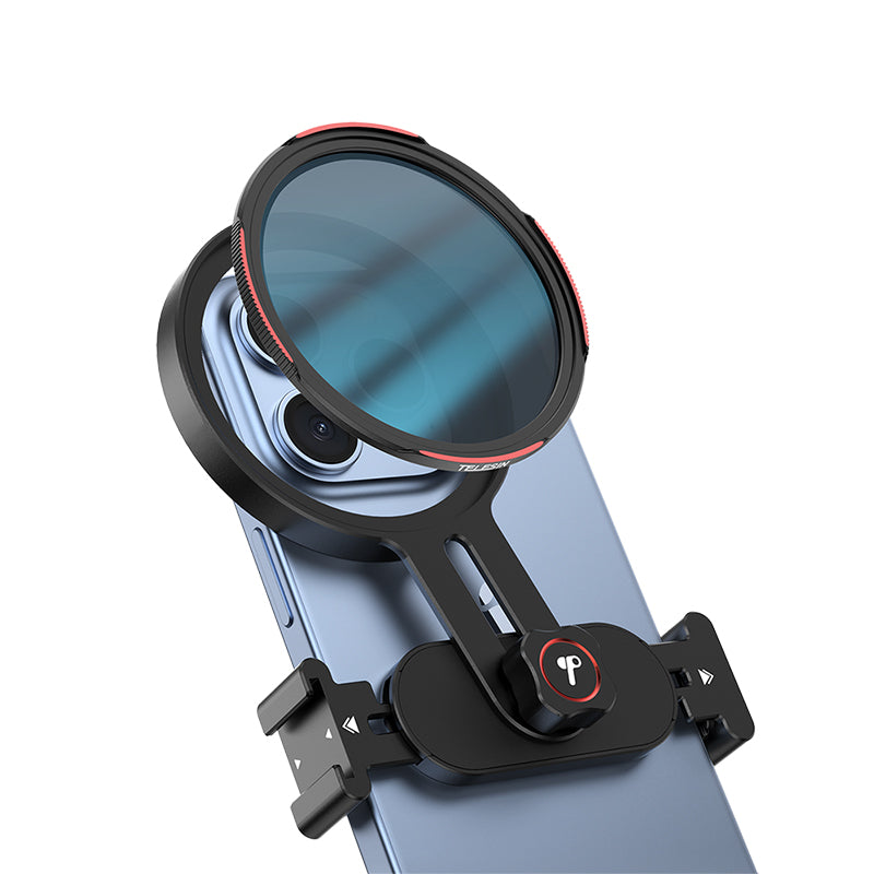 Aluminum Alloy Frame High Transmittance Glass 67mm Smartphone ND16 Filter