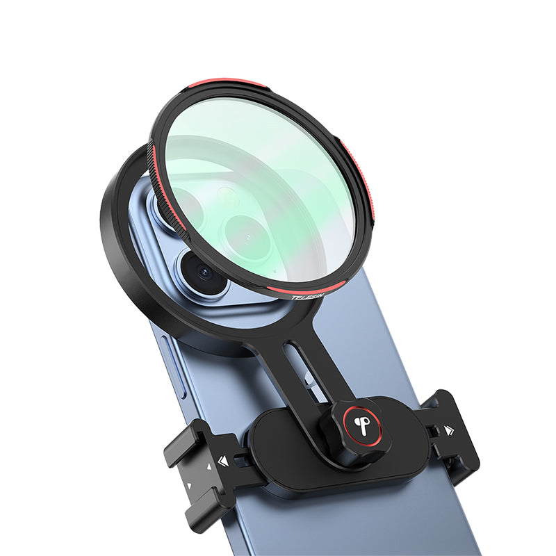 Aluminum Alloy Frame High Transmittance Glass 1/4 Black Mist Filter