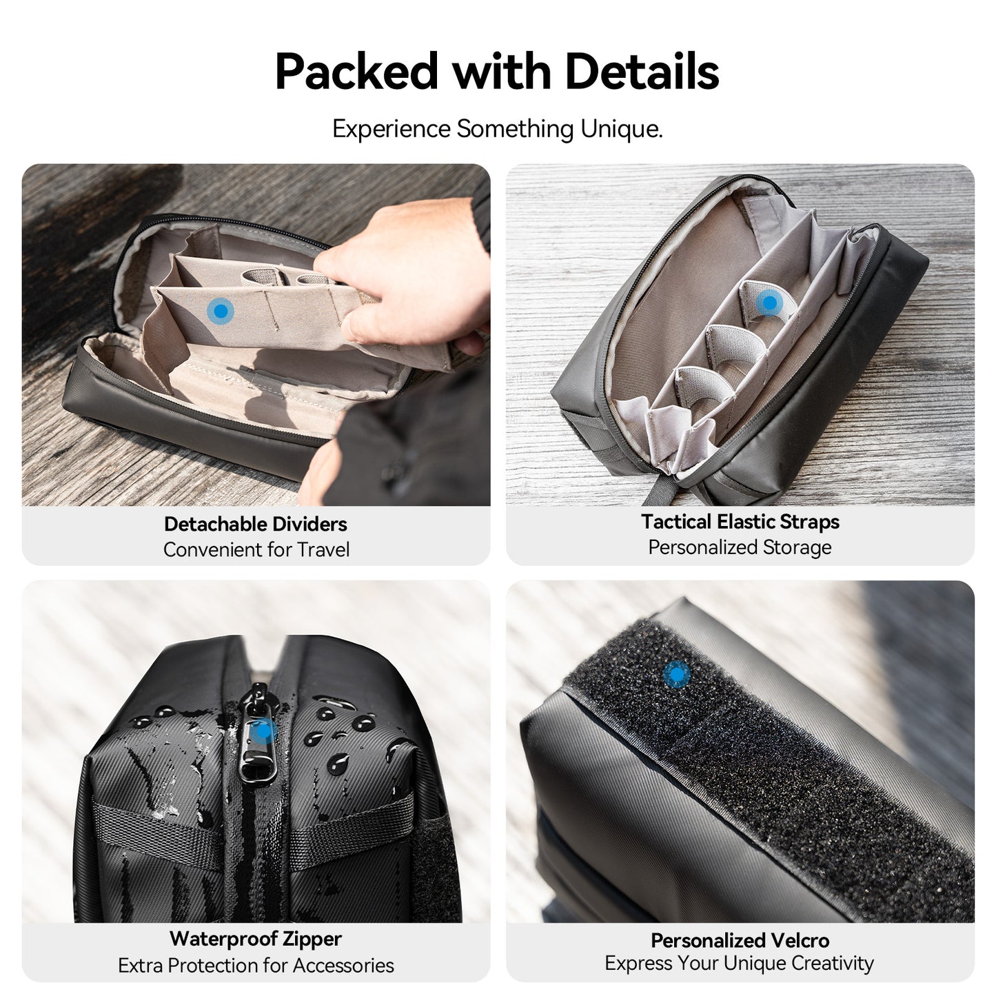 Anti-splash Moisture-proof large protection storage bag for DJI Pocket3