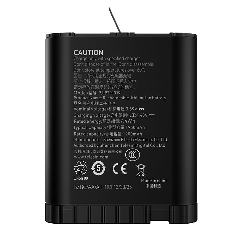 1900mAh 4.48V Long-lasting Battery for GoPro Hero 13 Camera