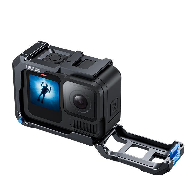 Aluminum protective camera frame for GoPro 13 camera