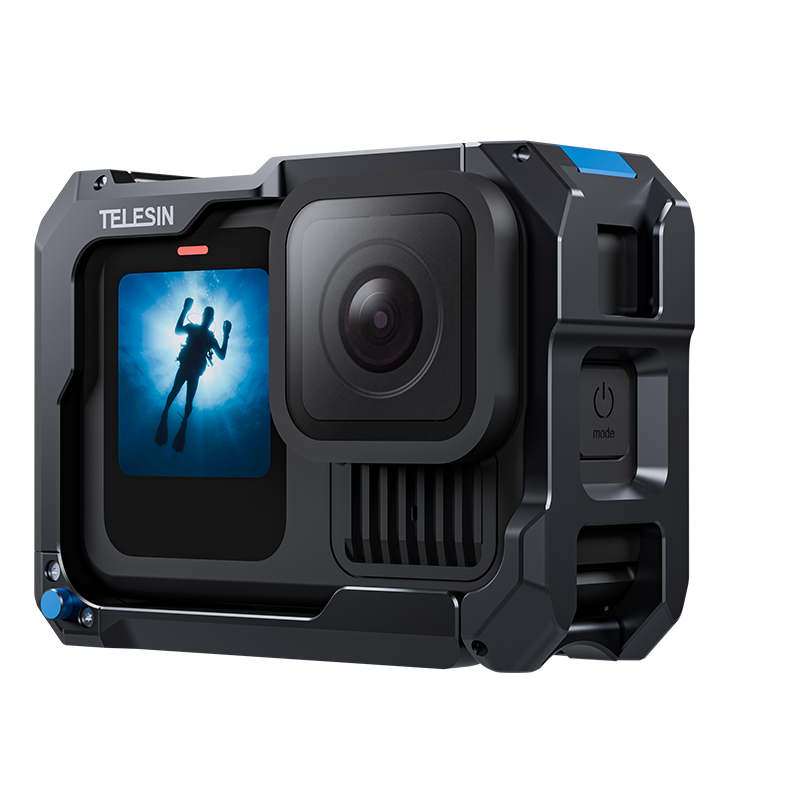Aluminum protective camera frame for GoPro 13 camera