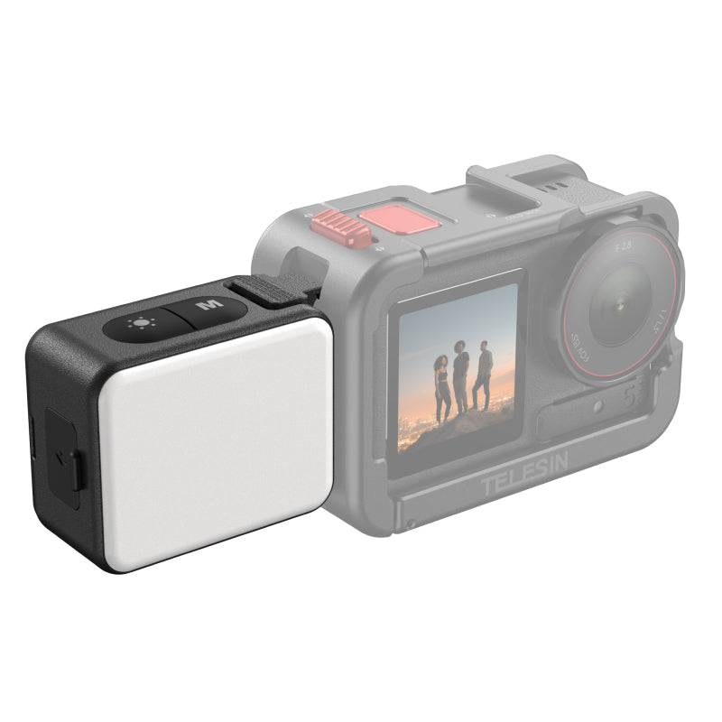 800mah Battery Capacity Multi-mode Adjustable Camera Fill Light for DJI Action 5PRO/4/3 Camera