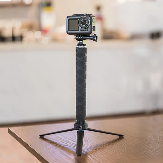 0.9m Carbon Fiber Selfie Stick Aluminium Alloy Tripod