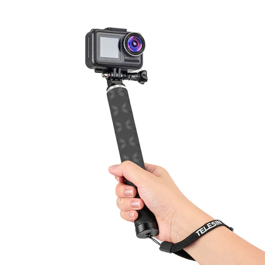 0.9m Carbon Fiber Selfie Stick Aluminium Alloy Tripod