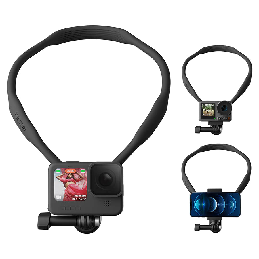 Neck Holder Mount SE (No Magnetic) for Action Cameras/ Phones