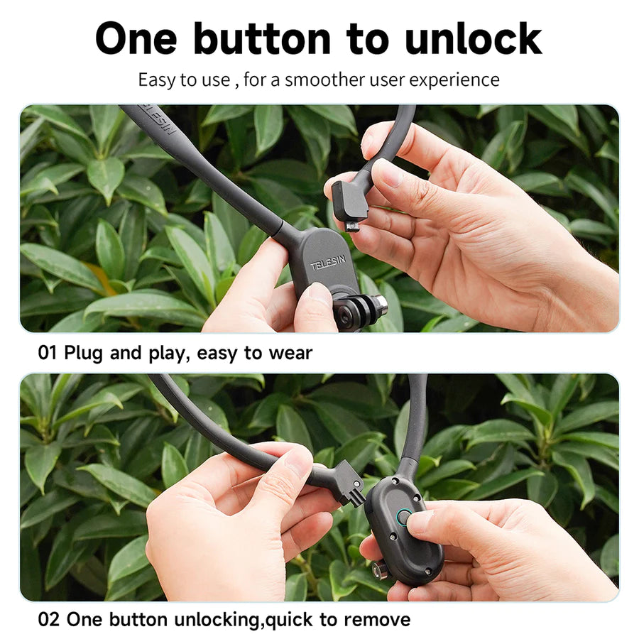 Neck Holder Mount SE (No Magnetic) for Action Cameras/ Phones