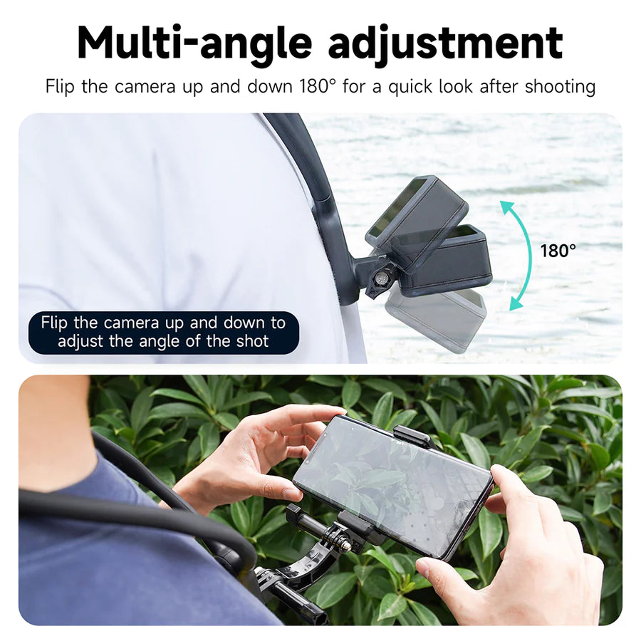 Neck Holder Mount SE (No Magnetic) for Action Cameras/ Phones