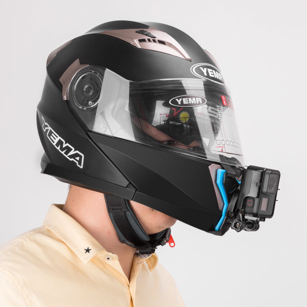 Motorcycle Helmet Chin Strap Mount for Action Cameras