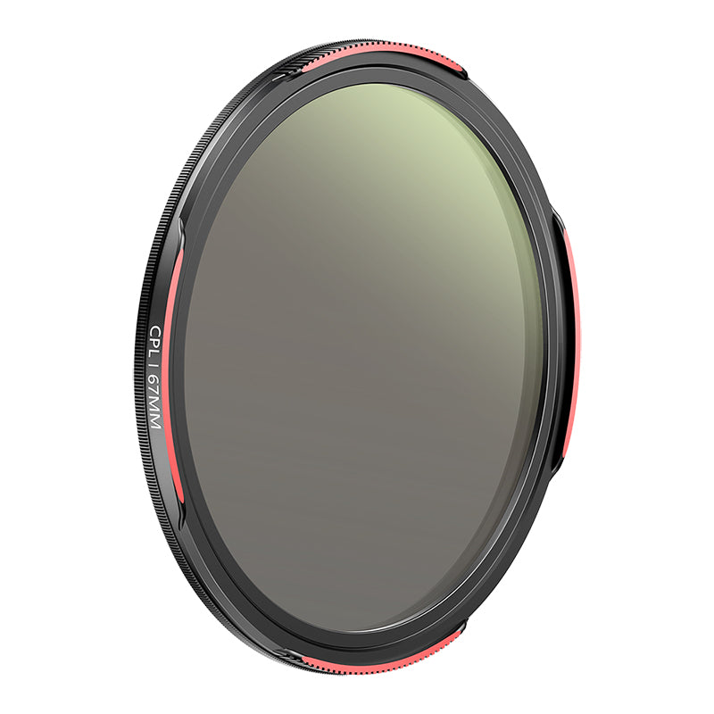 Aluminum Alloy Frame High Transmittance Glass 67mm Smartphone CPL Filter