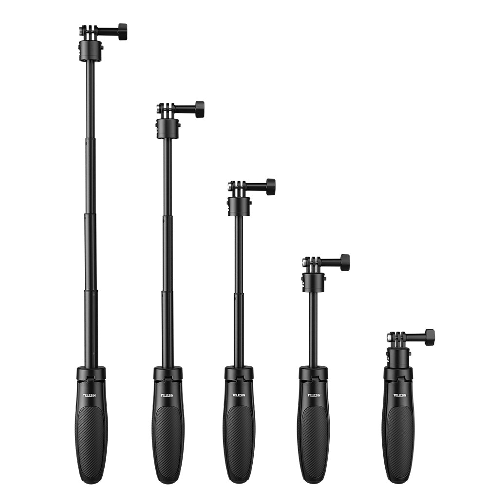 Aluminum portable quick release mini tripod selfie stick