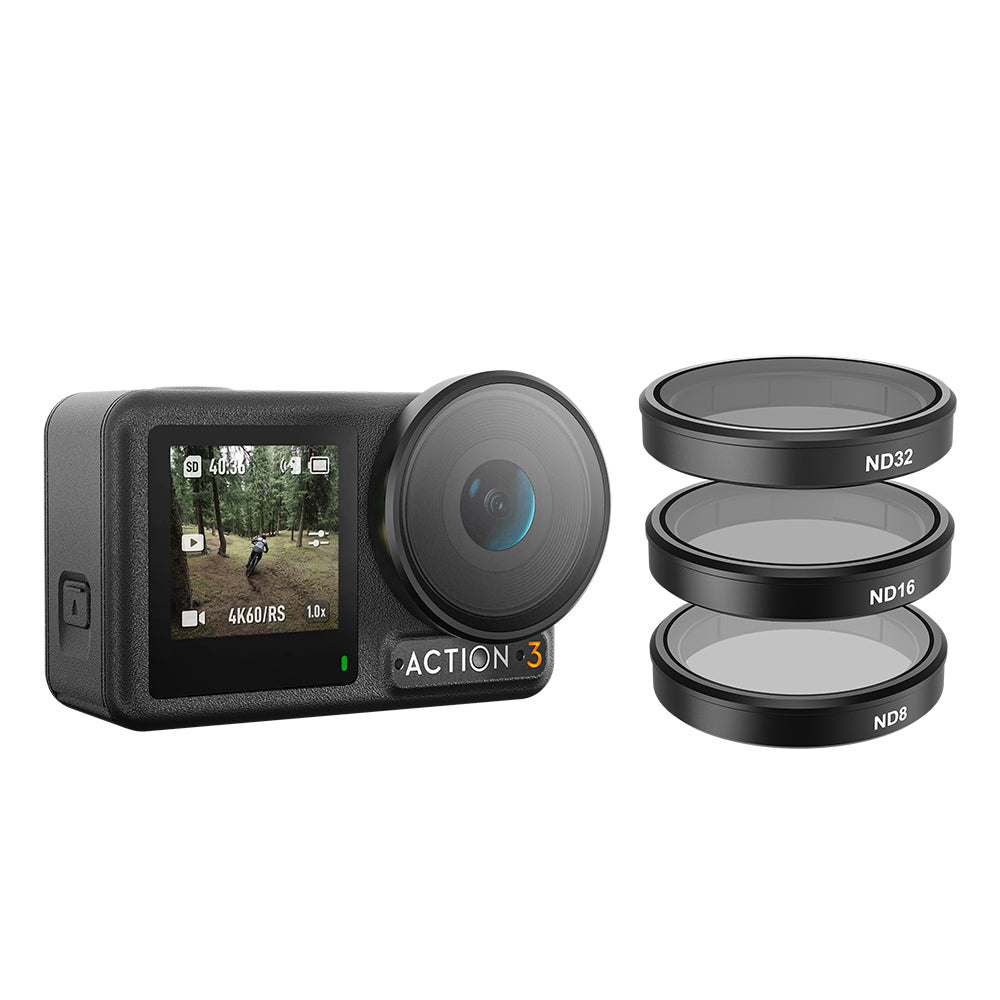 CPL+ND8/16/32 Filter Set for DJI ACTION 4/3