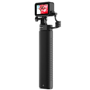 10000mAh Rechargeable Selfie Stick with USB-C Charging Cable for Action Cameras/ Phones
