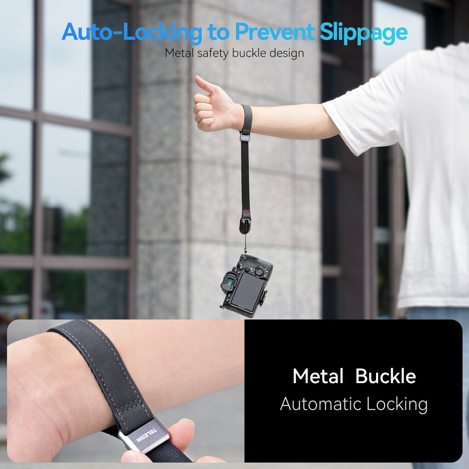 Camera Multipurpose Magnetic Wrist Strap