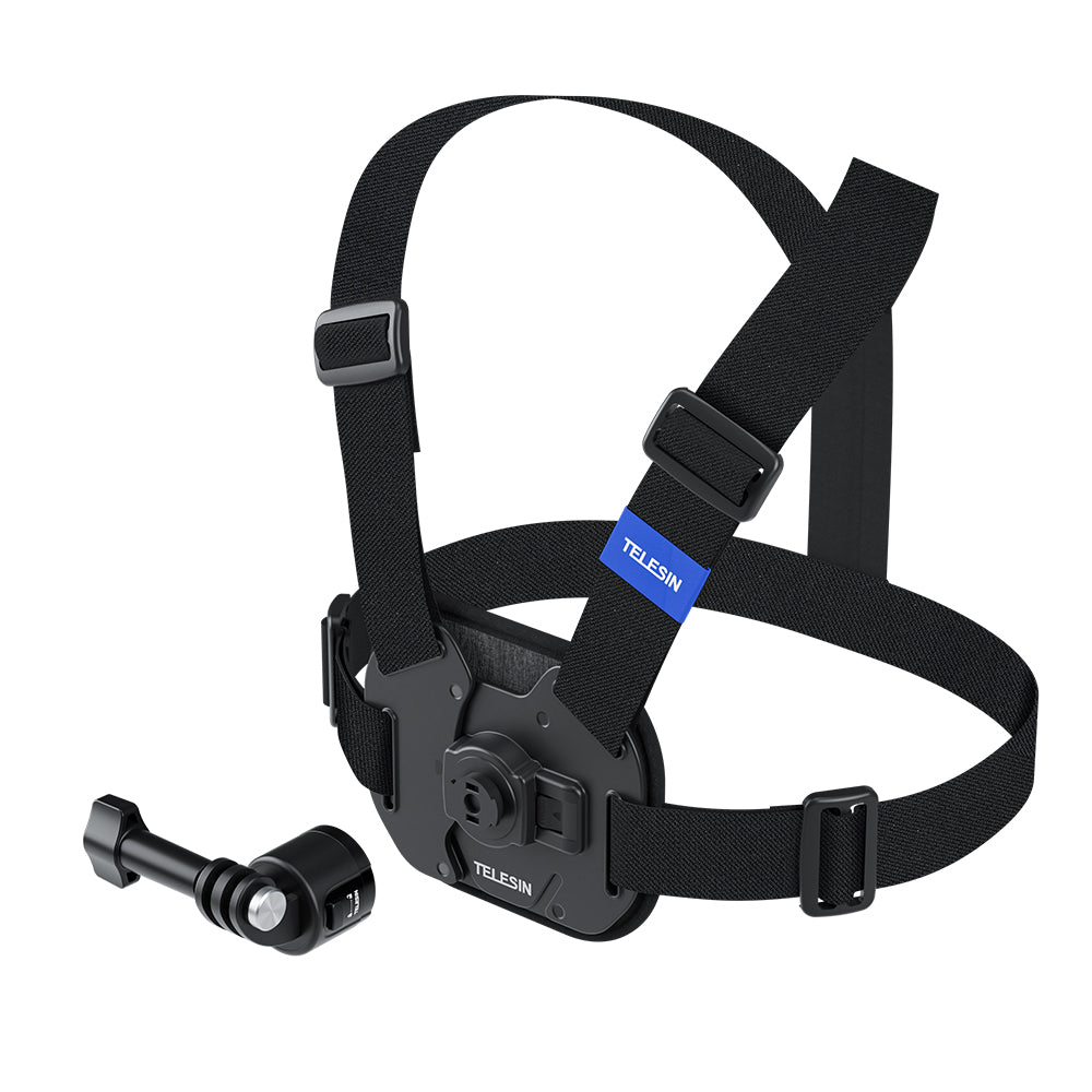 Adjustable Quick release vest chest strap for action camera