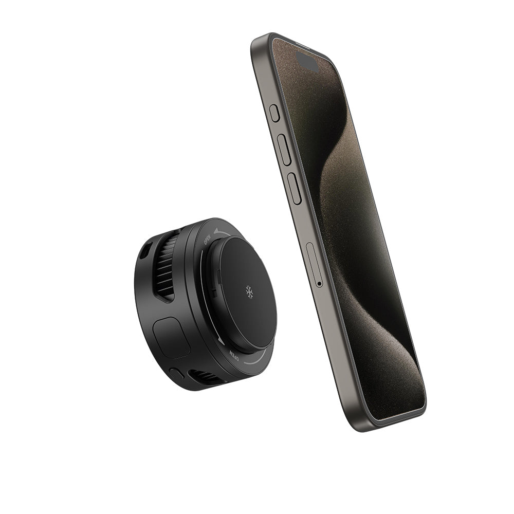 Magnetic with wireless charging mobile phone radiator