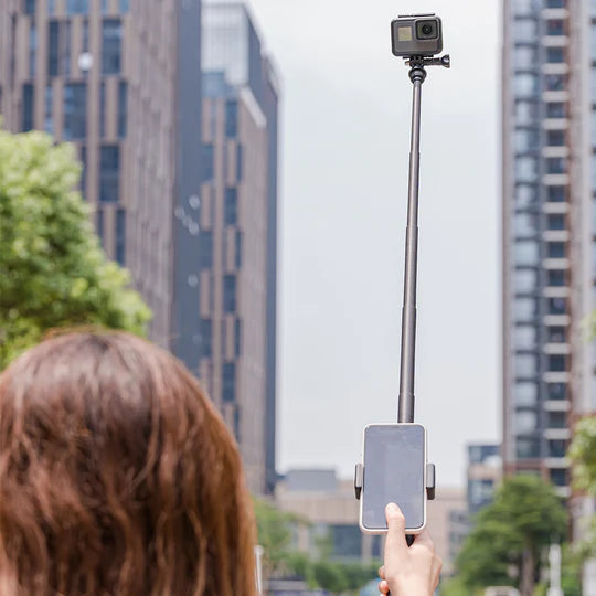 0.9m Carbon Fiber Selfie Stick Aluminium Alloy Tripod