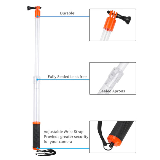 Diving Buoyancy Waterproof Selfie Stick