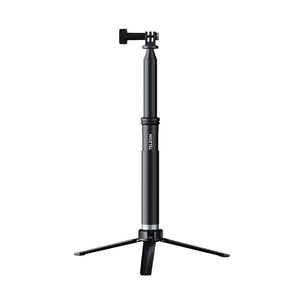 0.9m Extendable Aluminum Alloy Selfie Stick with Tripod and Phone Clip for GoPro