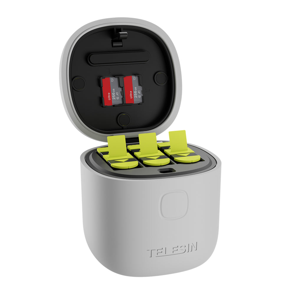 Allin Box Portable Storage Charger with Batteries for GoPro Hero 11/10/9